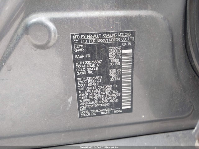 Nissan Rogue Sv