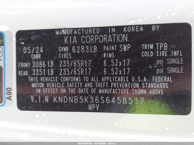Kia Carnival Lxs