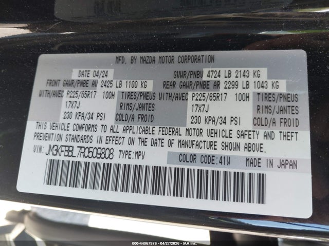Mazda Cx 2.5 S Select