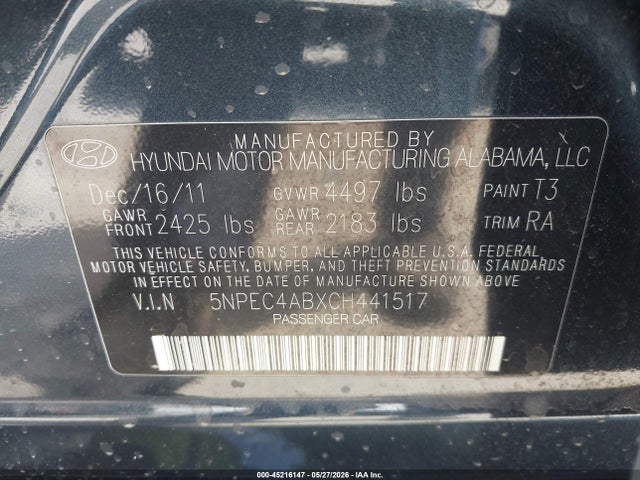 Hyundai SONATA Se 2.0t