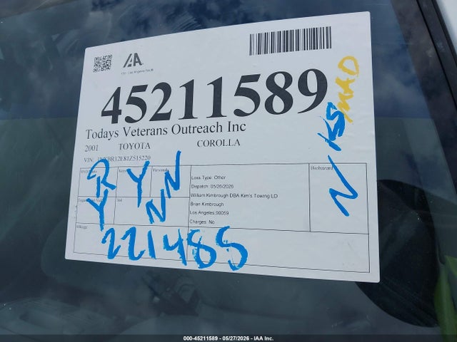 Toyota Corolla Le