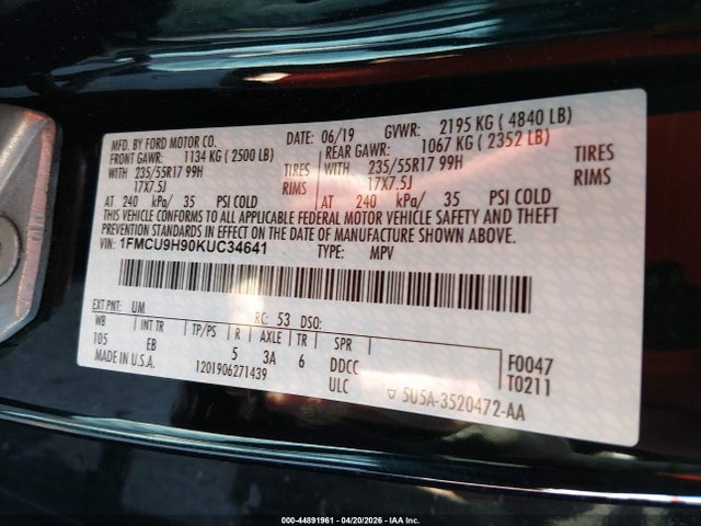 Ford Escape Sel