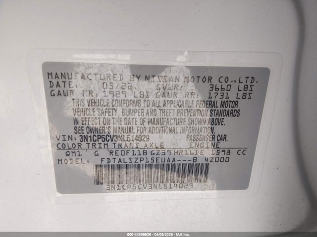 Nissan Kicks Sv Xtronic Cvt