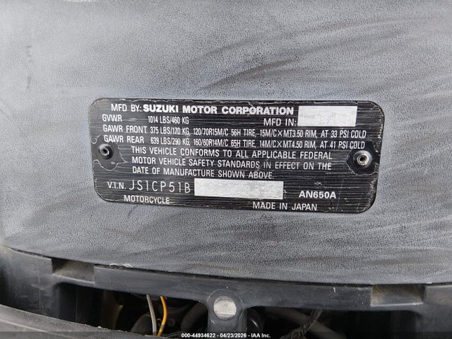 Suzuki An650 A