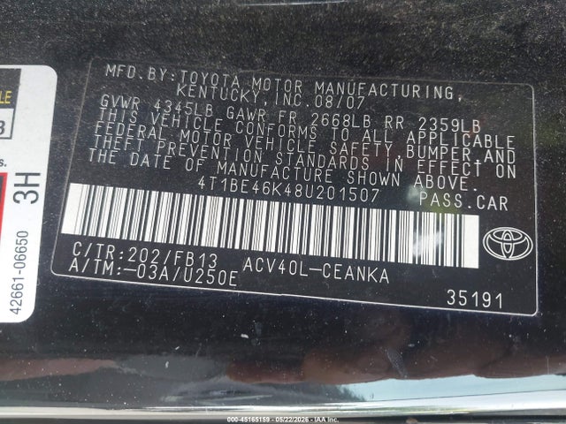 Toyota Camry Le