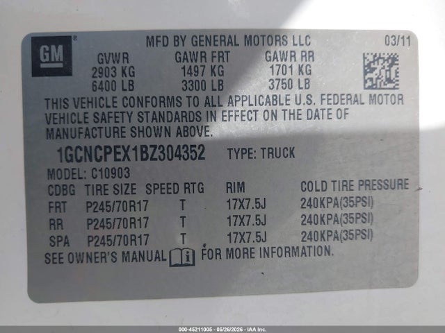 Chevrolet Silverado 1500 Work Truck