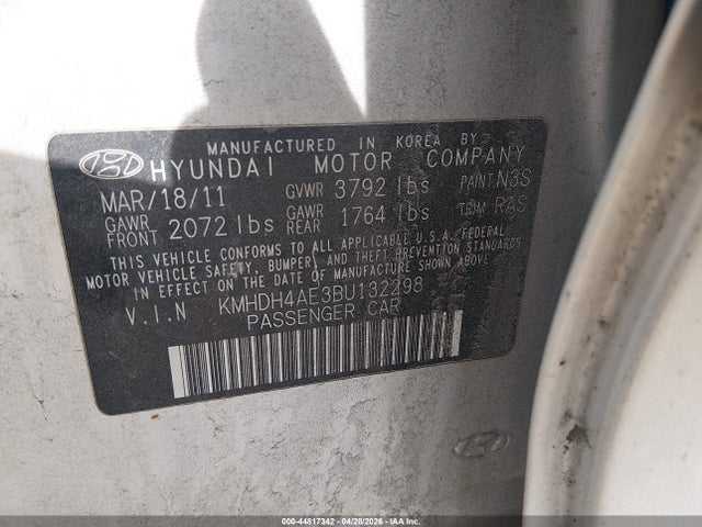 Hyundai ELANTRA Gls (ulsan Plant)