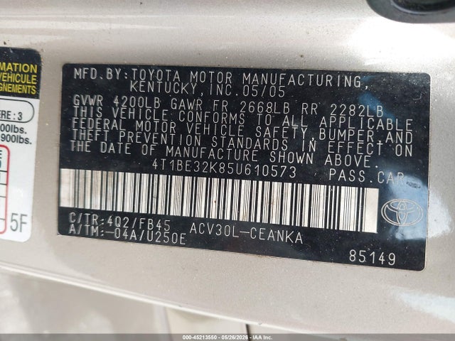 Toyota Camry Le