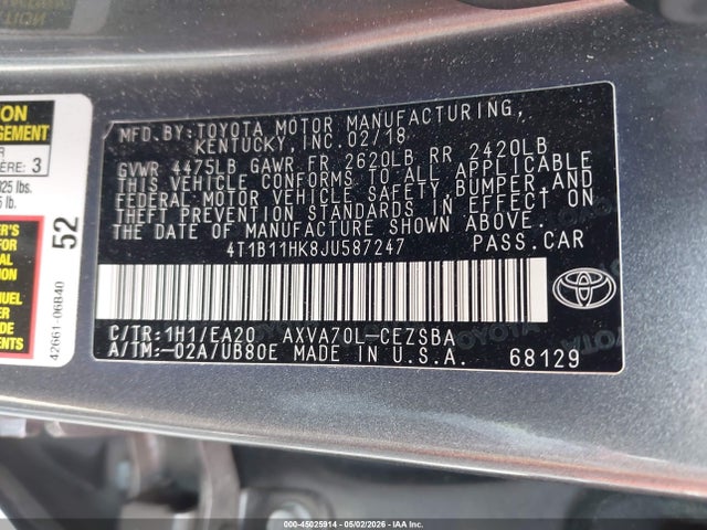 Toyota Camry Se
