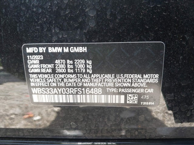 BMW M Series Competition