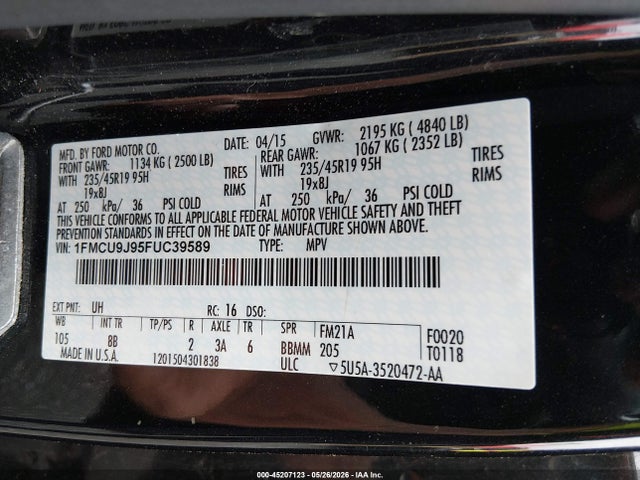 Ford Escape Titanium