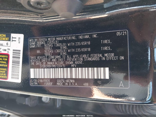Toyota Highlander Le