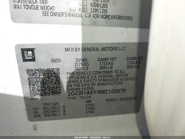 Chevrolet Silverado 1500 4wd  Standard Bed Wt
