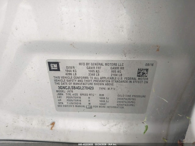 Chevrolet Trax Lt