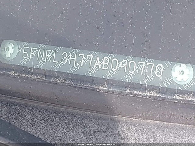 Honda Odyssey Ex-l