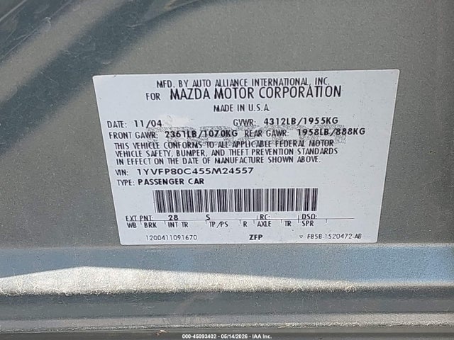 Mazda Mazda6 I Base