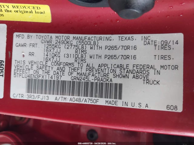 Toyota Tacoma Base V6