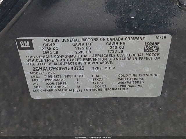 Chevrolet Equinox Lt