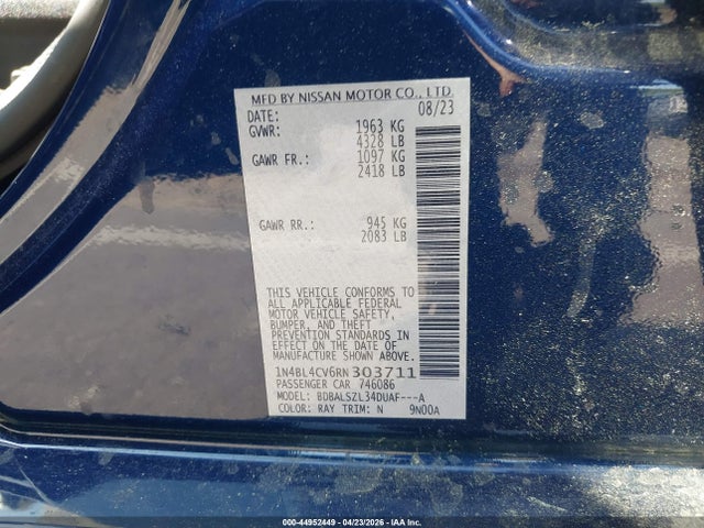 Nissan Altima Sr Fwd