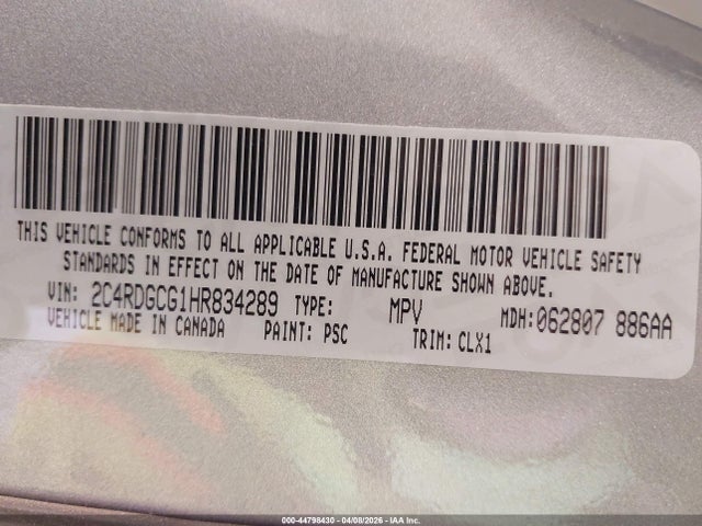 Dodge Grand Caravan Sxt