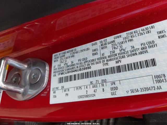 Ford Escape Sel