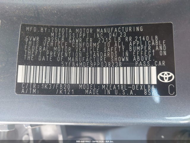 Toyota Corolla Le