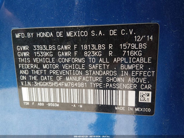 Honda Fit Lx