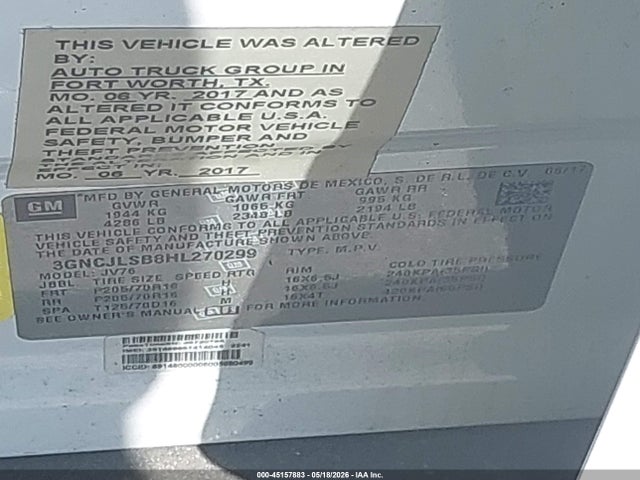 Chevrolet Trax Lt