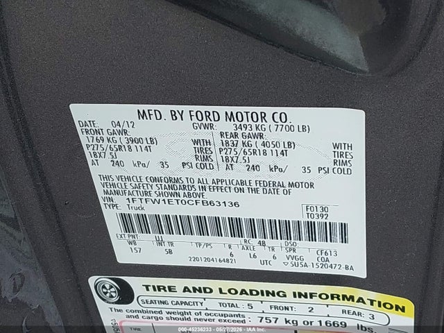 Ford F-150 Fx4
