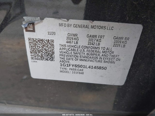 Chevrolet Bolt Fwd Lt