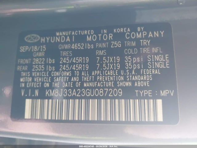 Hyundai TUCSON Limited