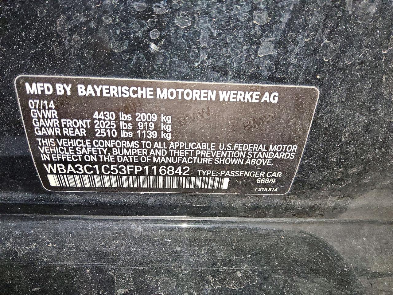 BMW 3 Series I Sulev