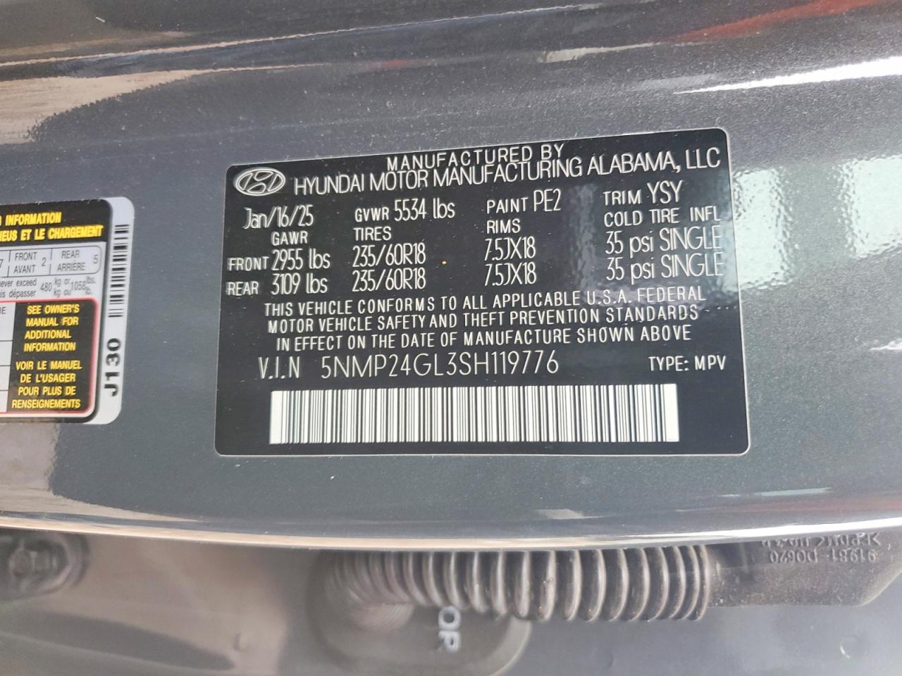 Hyundai SANTA FE Sel