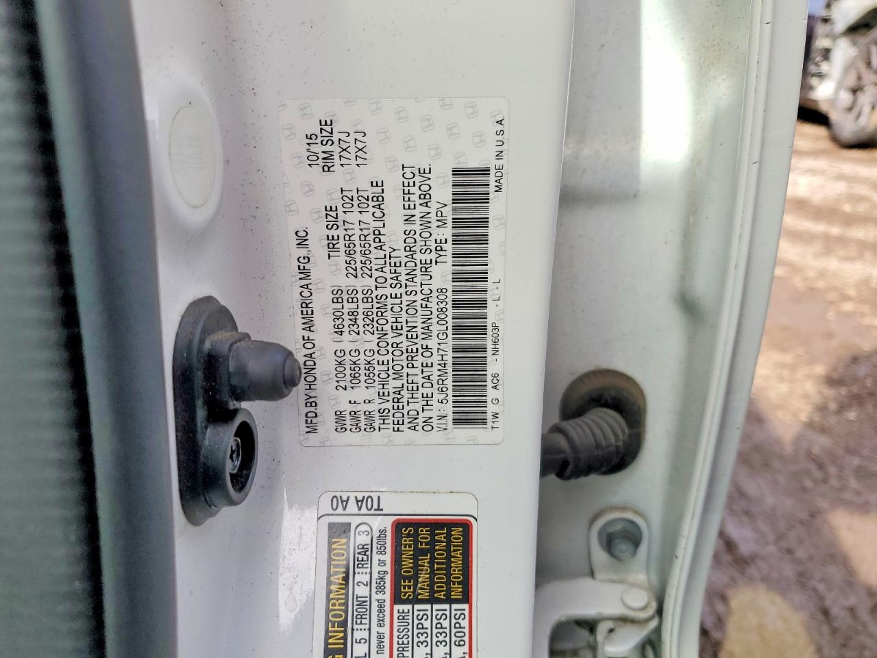 Honda Crv Exl