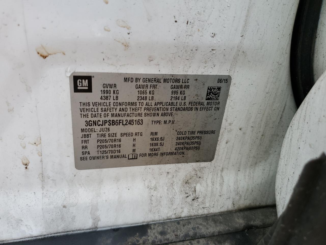 Chevrolet Trax 1ls