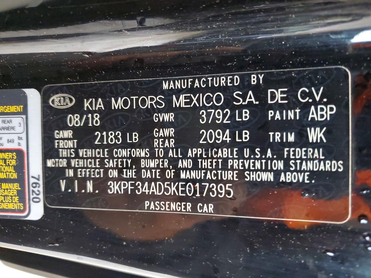 Kia Forte S