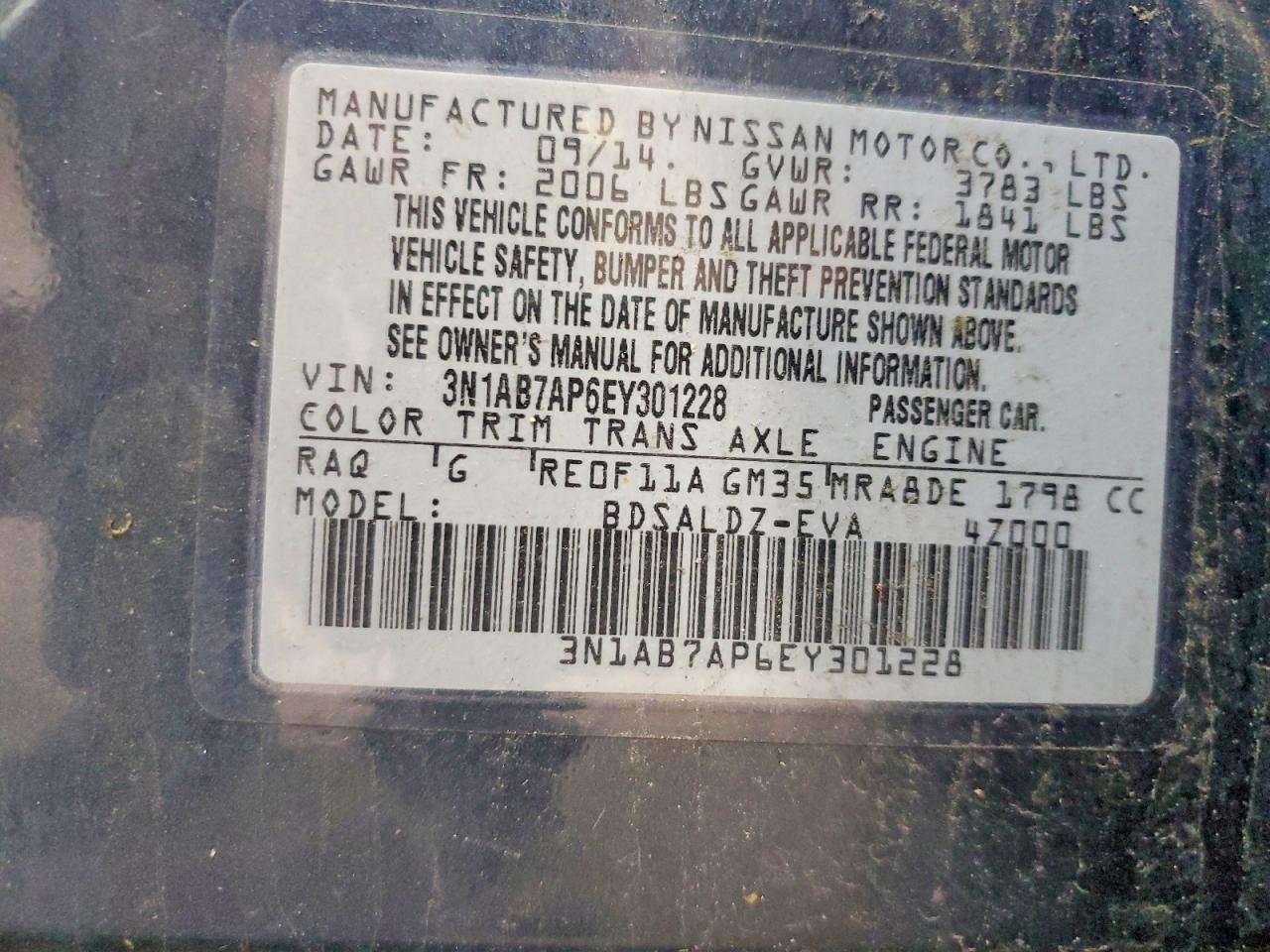 Nissan Sentra Sv