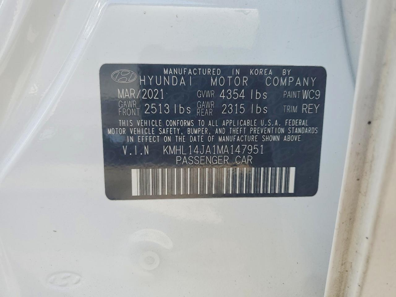 Hyundai SONATA Sel
