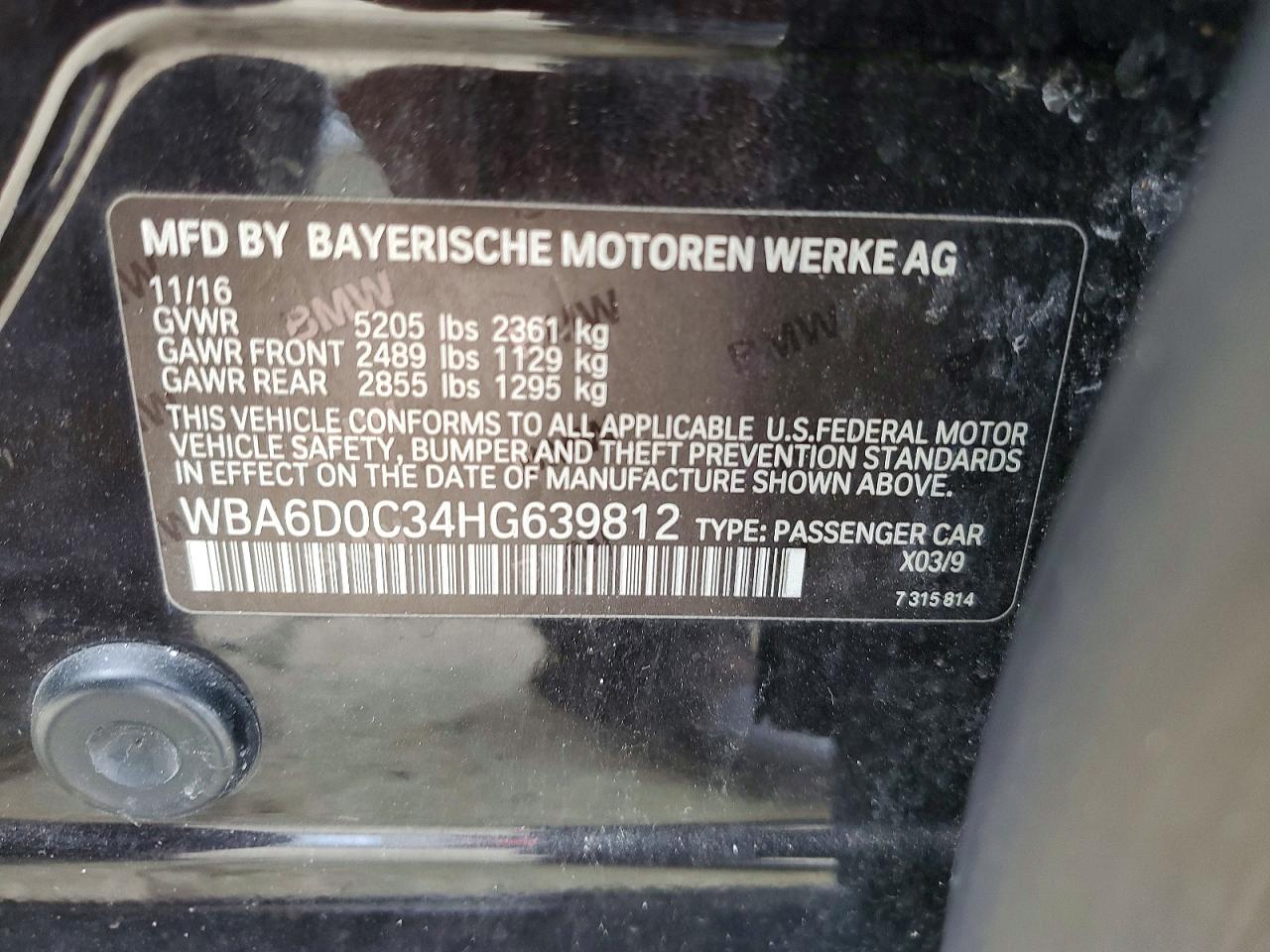 BMW 6 Series I Gran Coupe