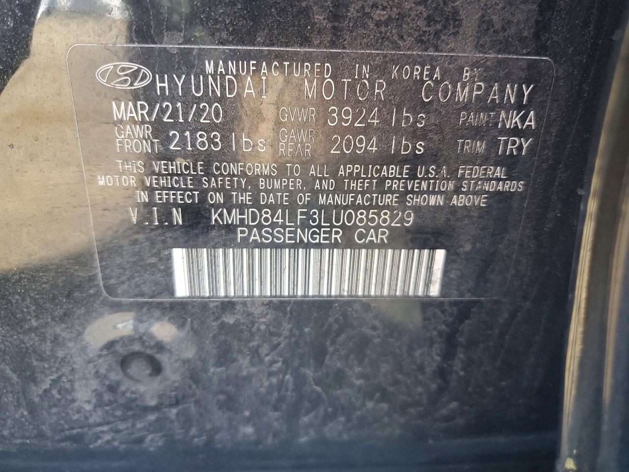 Hyundai ELANTRA Sel