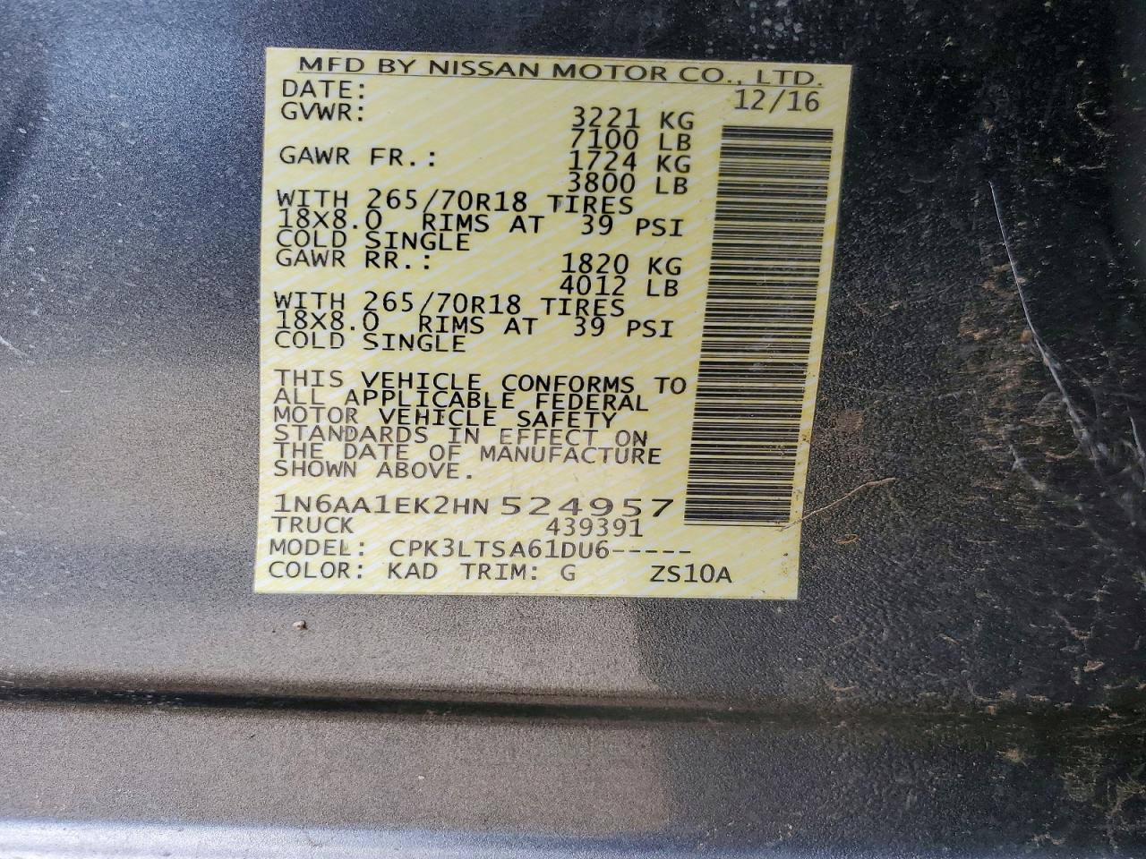 Nissan Titan S