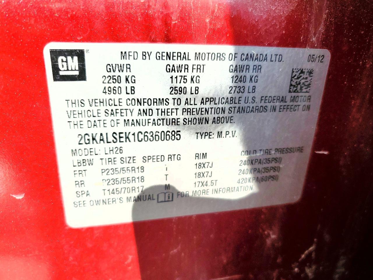 GMC Terrain Sle