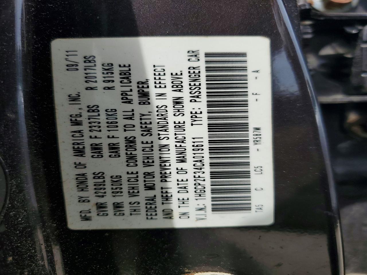 Honda Accord Lx