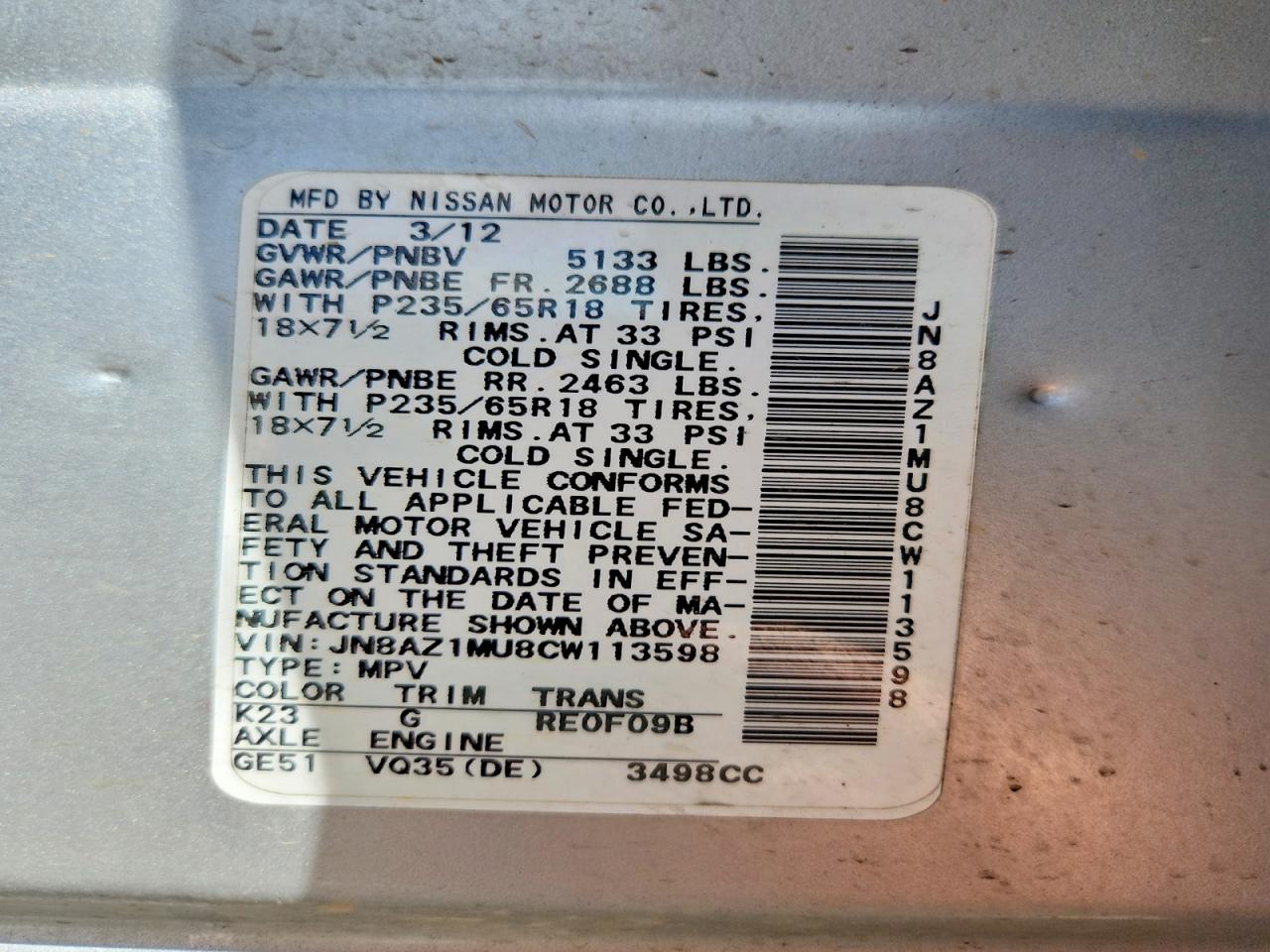 Nissan Murano S