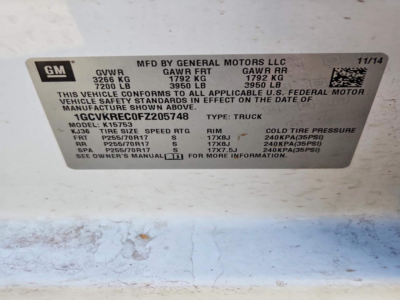 Chevrolet Silverado K1500 Lt