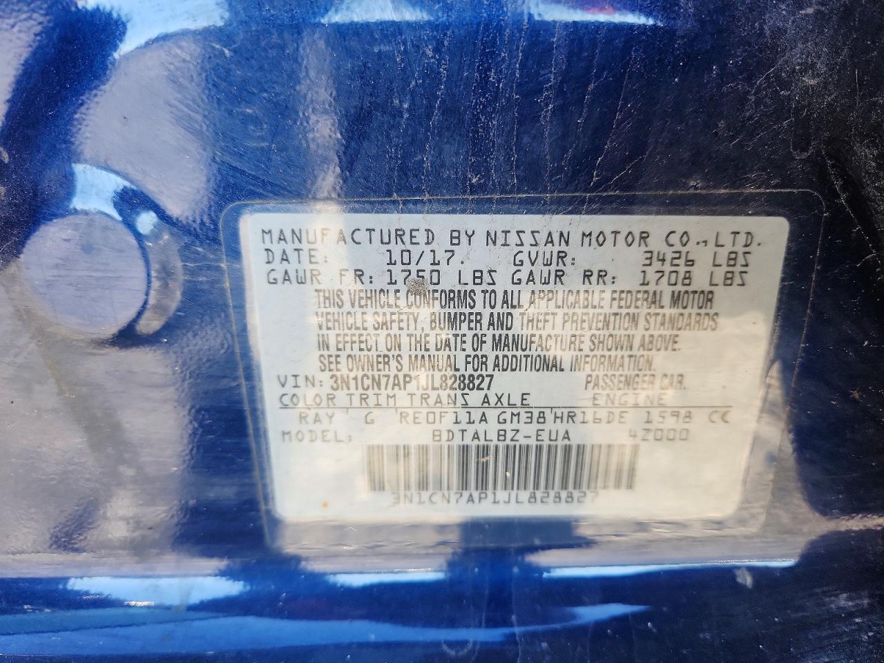 Nissan Versa Sv