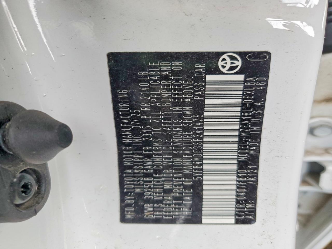 Toyota Corolla Le