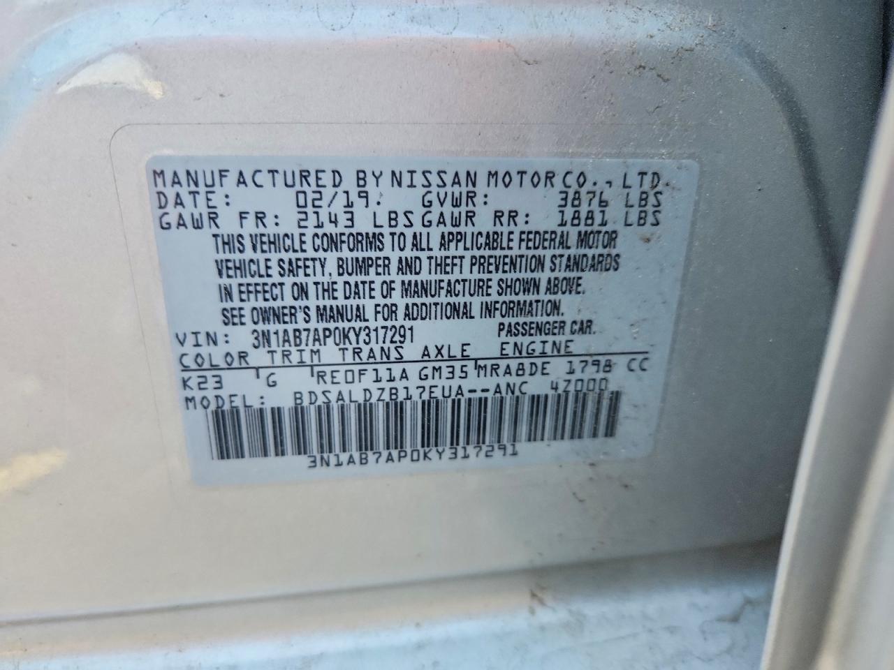 Nissan Sentra Sv