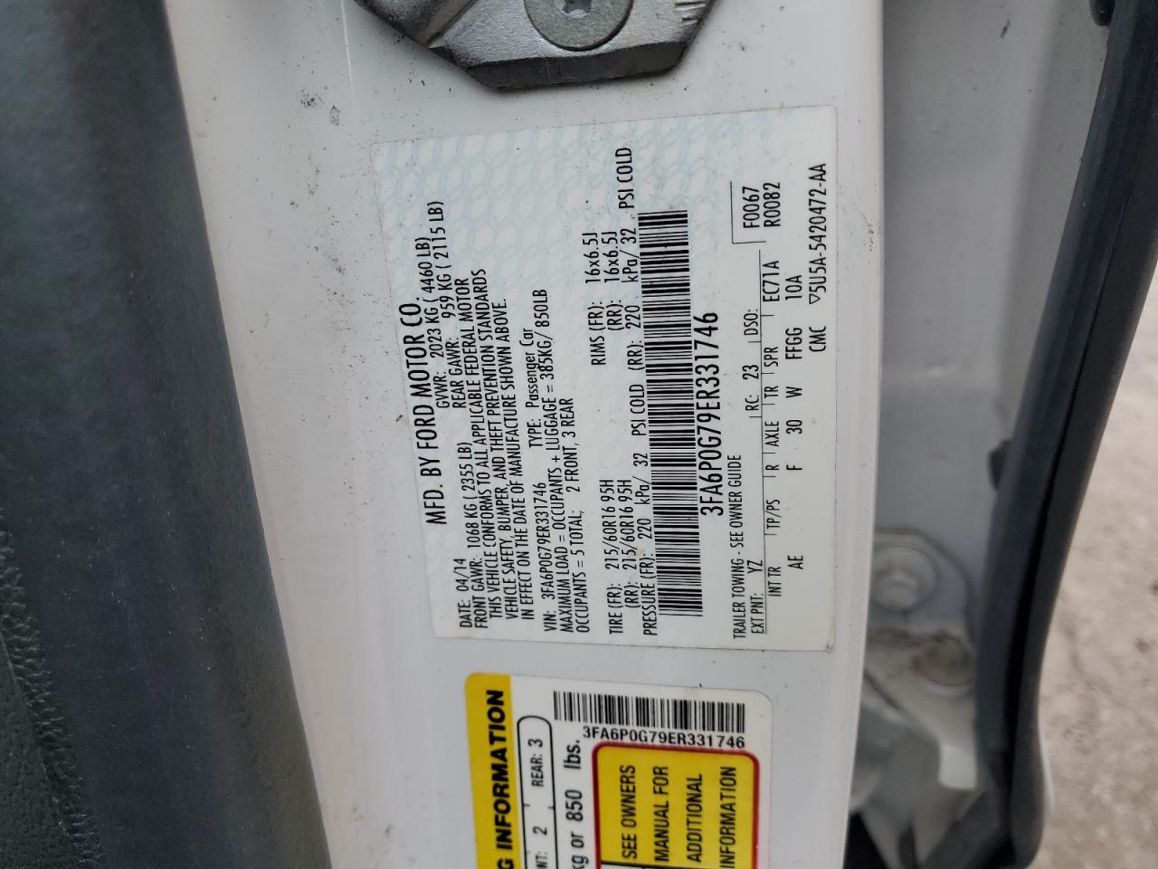 Ford Fusion S