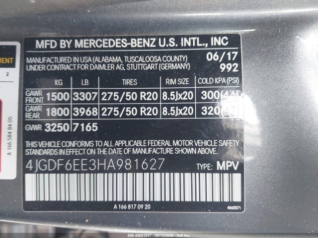 Mercedes-Benz Gls-class 4matic